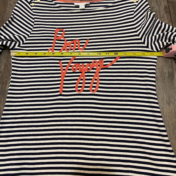 ⬇️ Charter Club Spring Sweater Navy and White PS - Picture 6 of 7